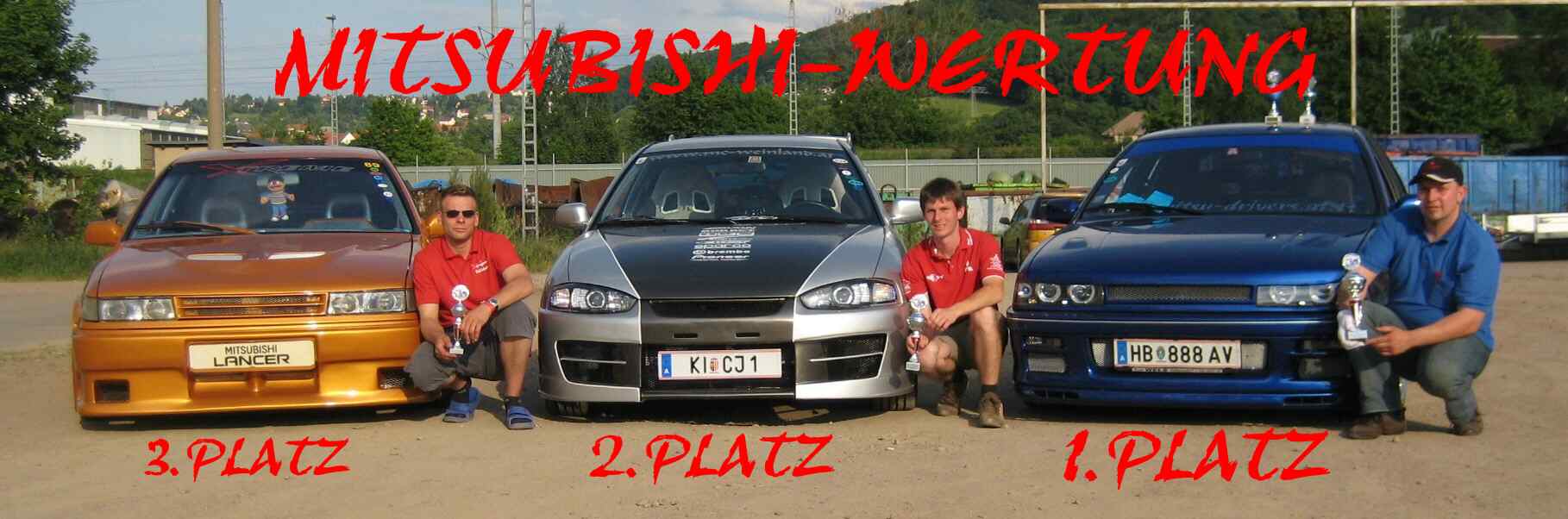 Platzierungen Mitsubishi-Wertung            Photo:Mitsu-Driver`s